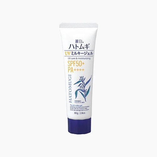 Reihaku Hatomugi The UV Milky Gel UV Care & Moisturizing SPF50+ PA++++ 80g